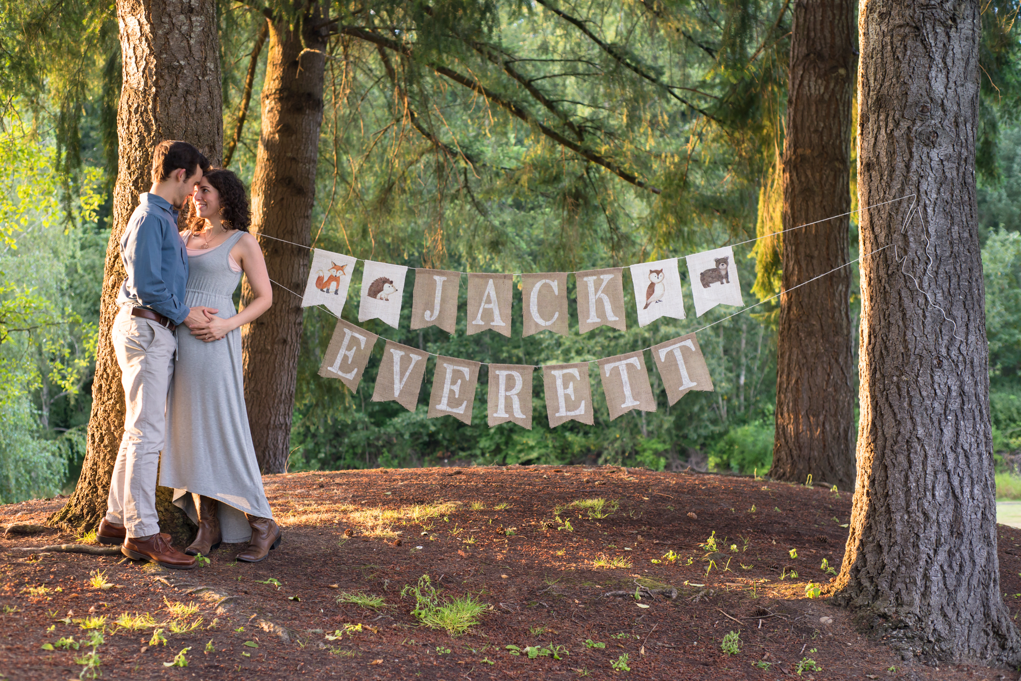 Woodland Themed Gender Reveal