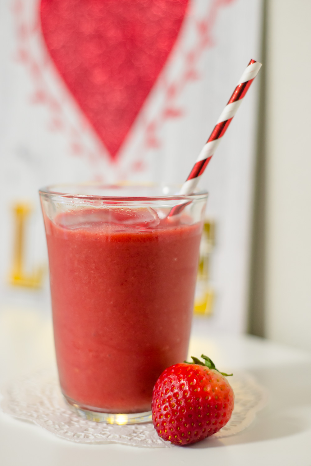 4 Ingredient Strawberry Mango Slushies