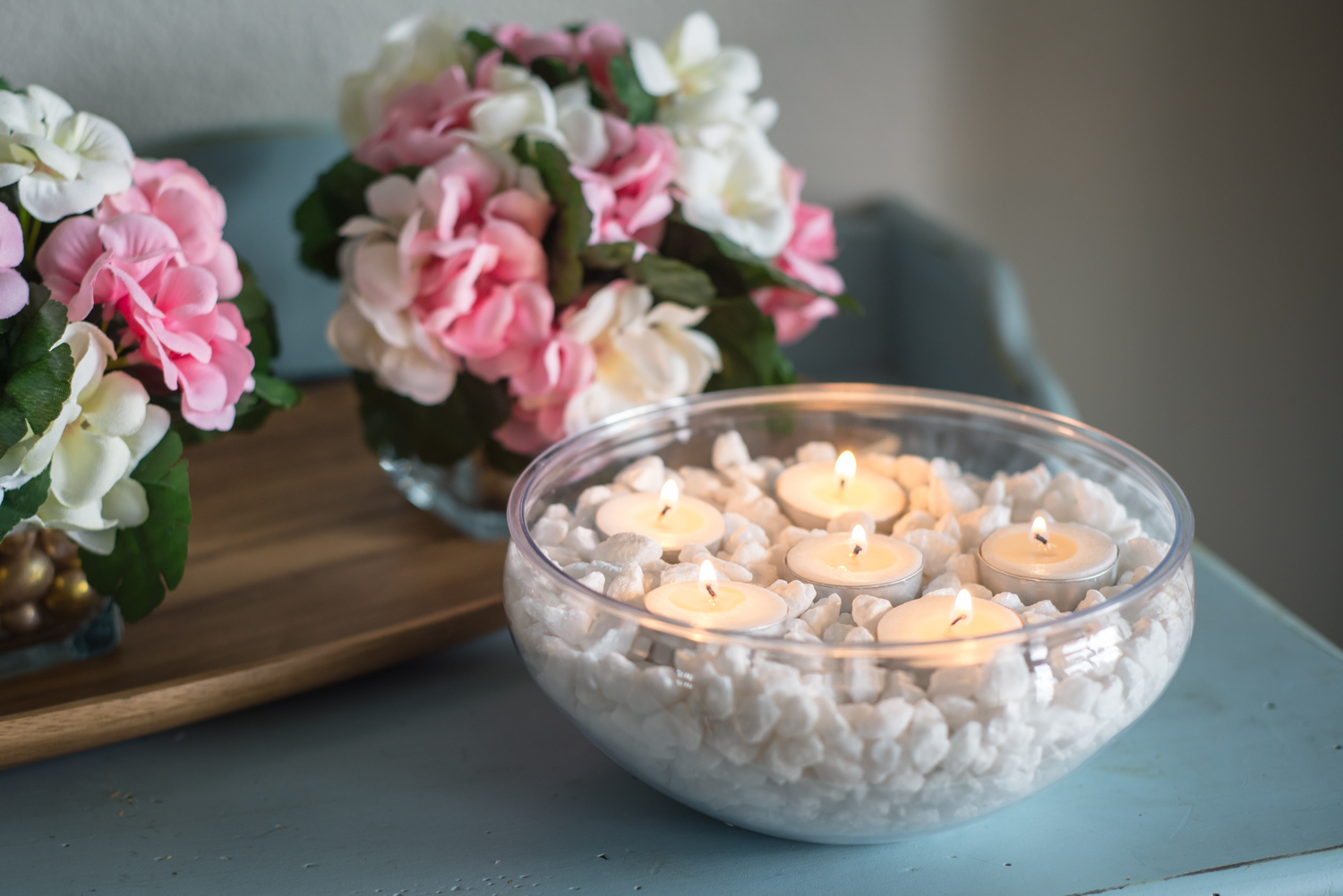 5 Minute Dollar Tree DIY | $4 Outdoor Tea Light Planter
