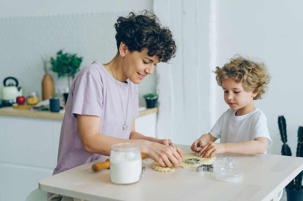 Teaching Kitchen Skills to Young Children at Home - Baking Together