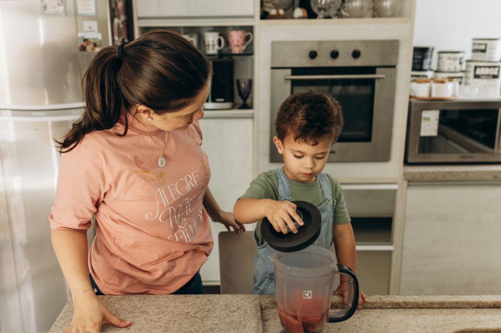 Teaching Kitchen Skills to Young Children at Home - Scooping and Measuring Ingredients